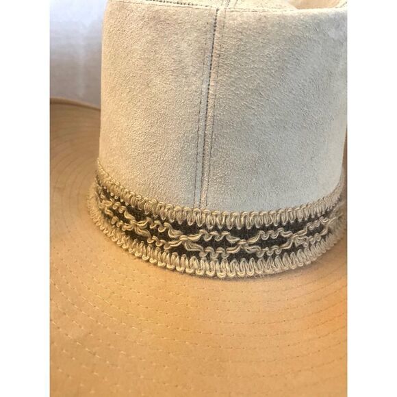 Vintage Resistol Hat Self-Conforming Ranchman Western Hat Tan Men’s Size 7 1/2” - Picture 6 of 8